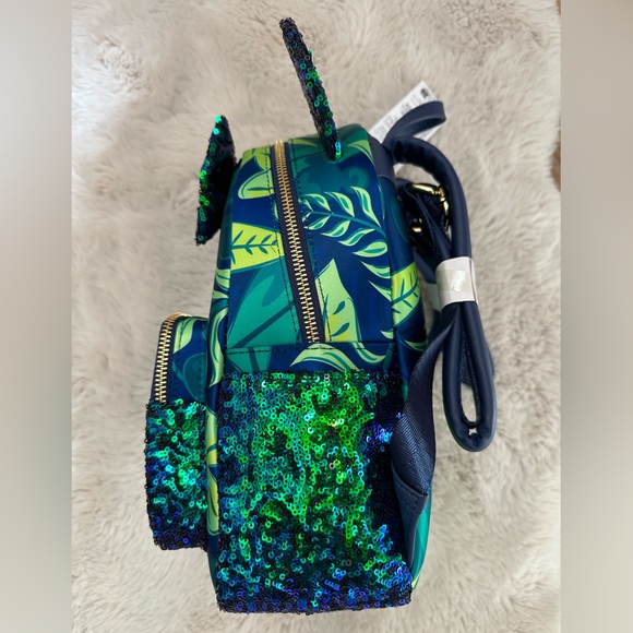 NWT Disney Aulani Resort Paradise Vibes Loungefly Backpack (4 Hidden Mickeys) - Picture 5 of 14